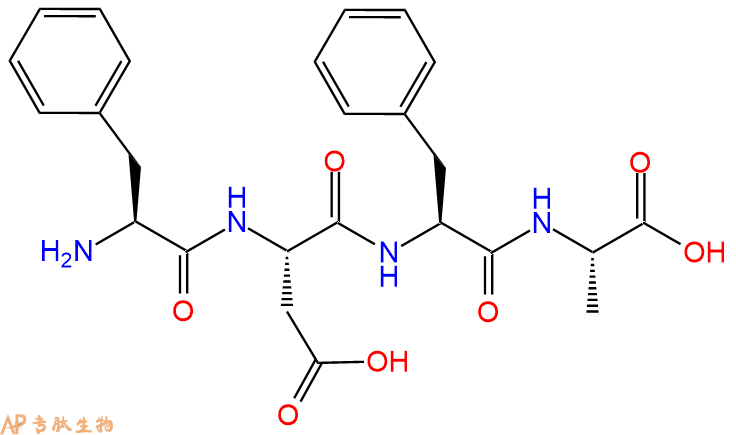 专肽生物产品H2N-Phe-Asp-Phe-Ala-OH