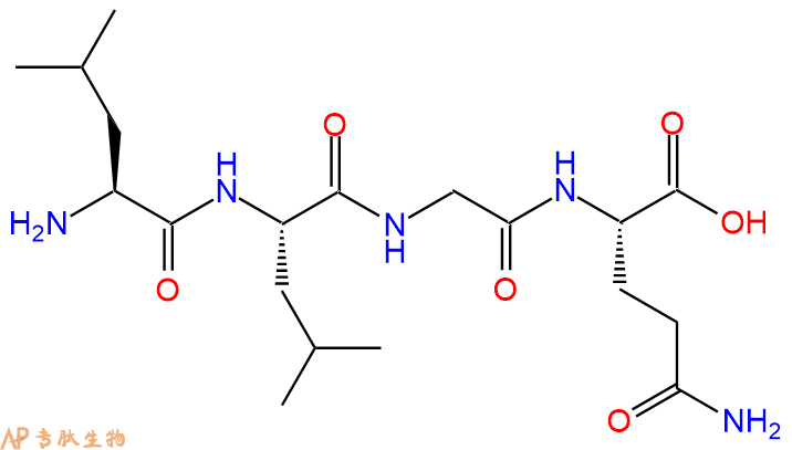 专肽生物产品H2N-Leu-Leu-Gly-Gln-OH