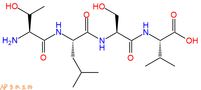 专肽生物产品H2N-Thr-Leu-Ser-Val-OH