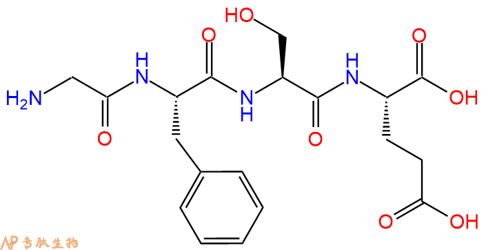 专肽生物产品H2N-Gly-Phe-Ser-Glu-OH