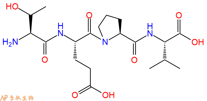 专肽生物产品H2N-Thr-Glu-Pro-Val-OH
