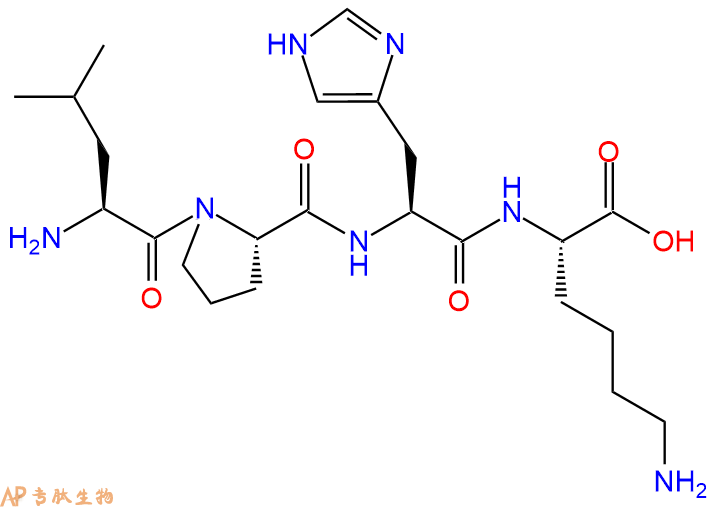 专肽生物产品H2N-Leu-Pro-His-Lys-OH