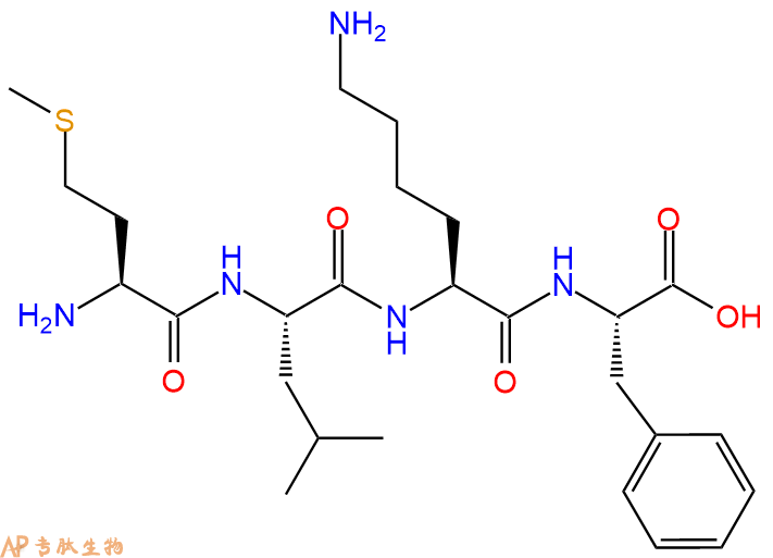 专肽生物产品H2N-Met-Leu-Lys-Phe-OH