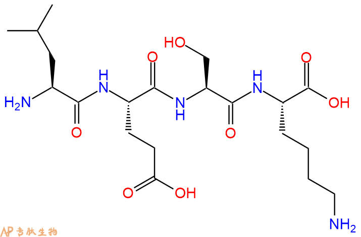 专肽生物产品H2N-Leu-Glu-Ser-Lys-OH