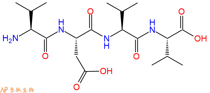 专肽生物产品H2N-Val-Asp-Val-Val-OH