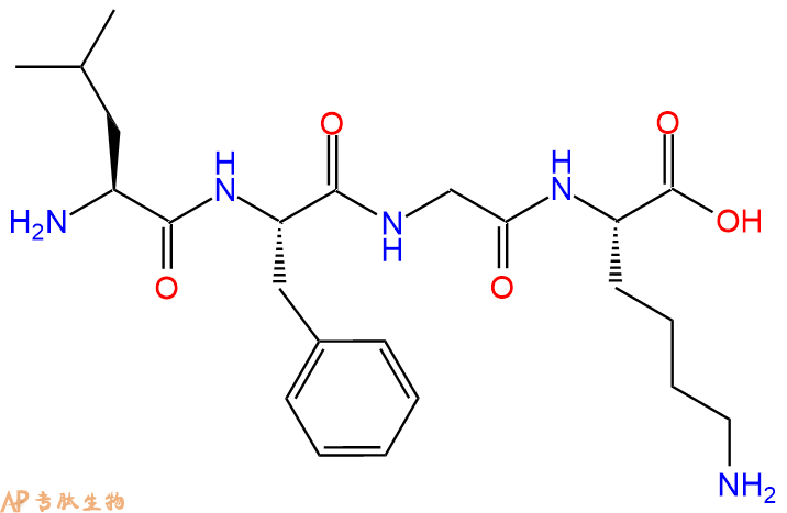 专肽生物产品H2N-Leu-Phe-Gly-Lys-OH
