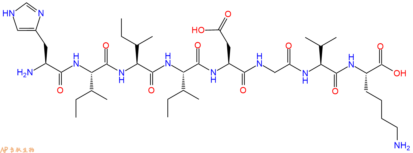 专肽生物产品H2N-His-Ile-Ile-Ile-Asp-Gly-Val-Lys-OH