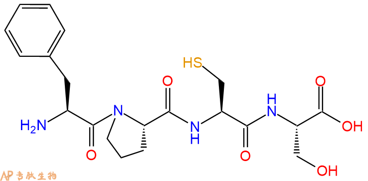 专肽生物产品H2N-Phe-Pro-Cys-Ser-OH