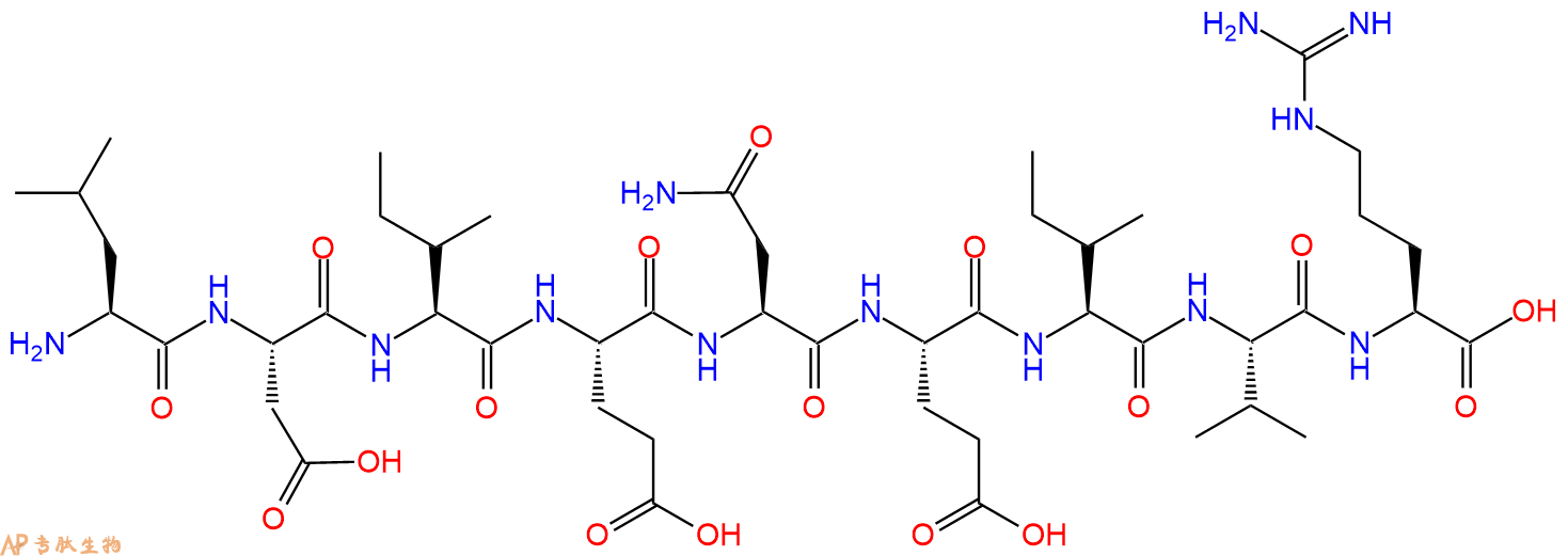 专肽生物产品H2N-Leu-Asp-Ile-Glu-Asn-Glu-Ile-Val-Arg-OH