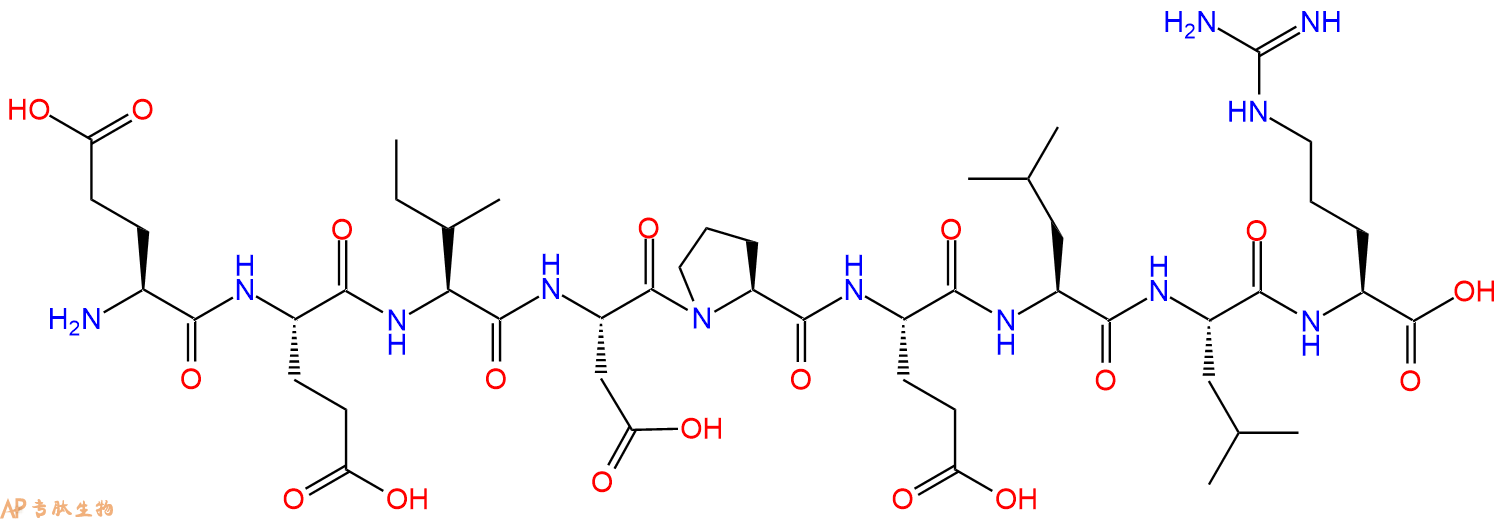 专肽生物产品H2N-Glu-Glu-Ile-Asp-Pro-Glu-Leu-Leu-Arg-OH