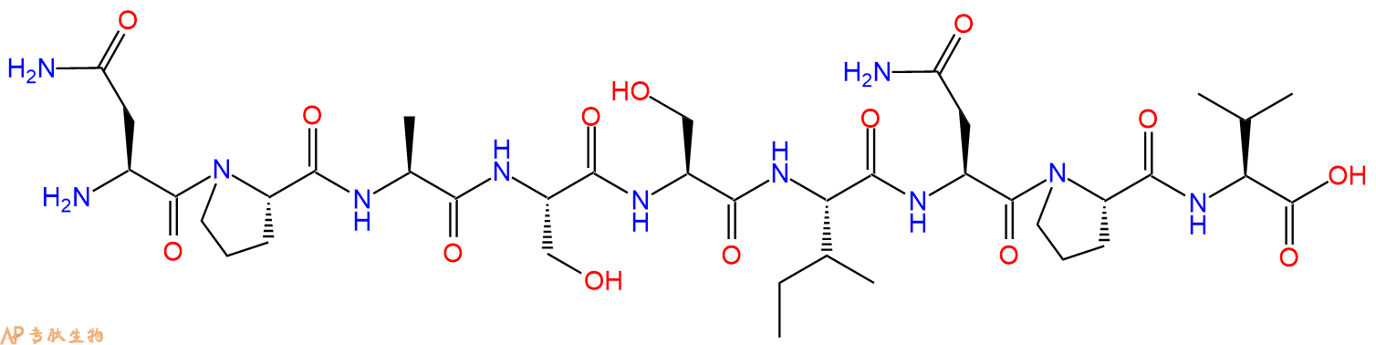 专肽生物产品H2N-Asn-Pro-Ala-Ser-Ser-Ile-Asn-Pro-Val-OH