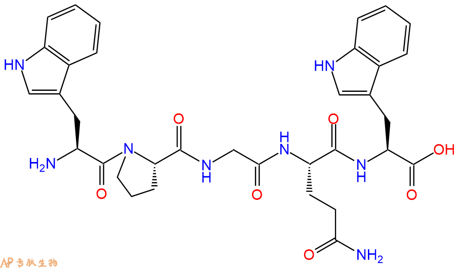 专肽生物产品H2N-Trp-Pro-Gly-Gln-Trp-OH