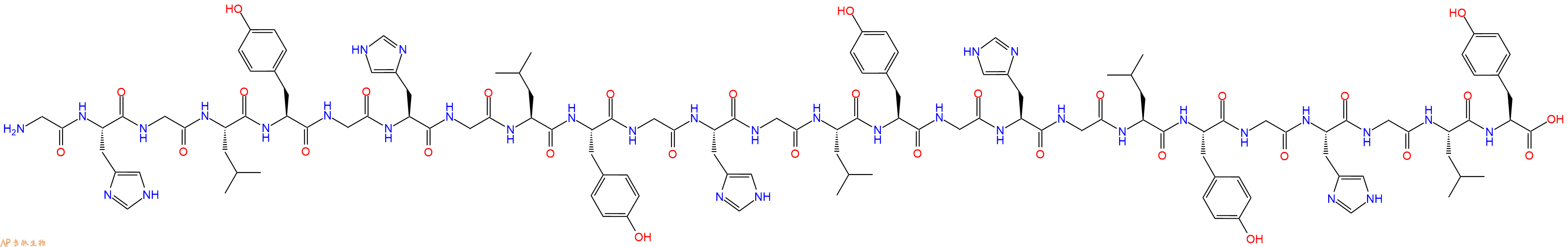 专肽生物产品H2N-Gly-His-Gly-Leu-Tyr-Gly-His-Gly-Leu-Tyr-Gly-His-Gly-Leu-Tyr-Gly-His-Gly-Leu-Tyr-Gly-His-Gly-Leu-Tyr-OH