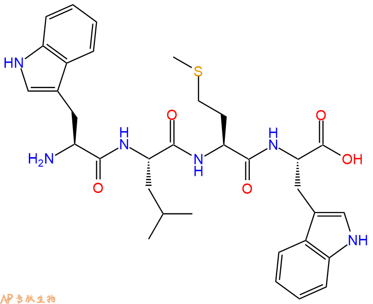 专肽生物产品H2N-Trp-Leu-Met-Trp-OH
