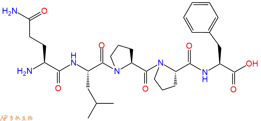 专肽生物产品H2N-Gln-Leu-Pro-Pro-Phe-OH