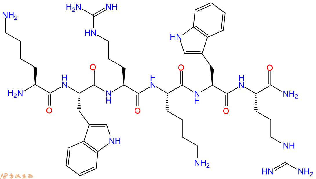 专肽生物产品H2N-Lys-Trp-Arg-Lys-Trp-Arg-CONH2