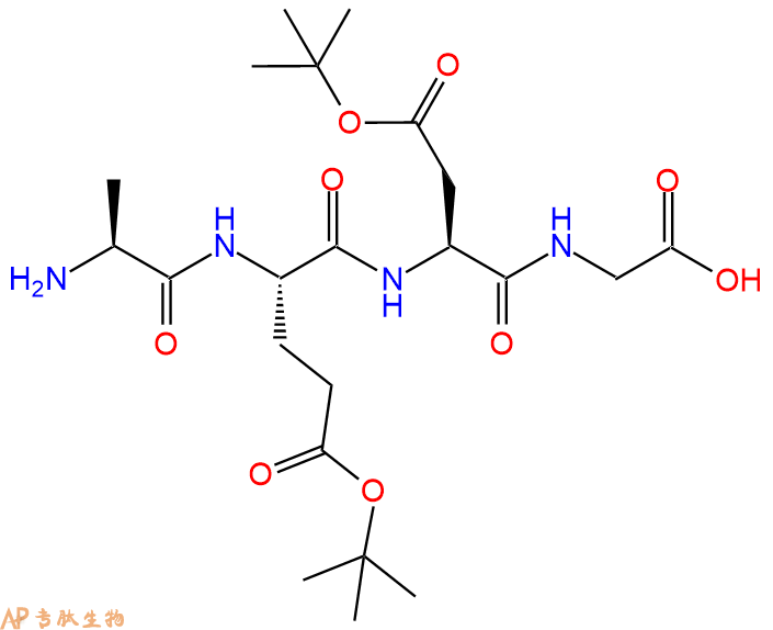 专肽生物产品H2N-Ala-Glu(OtBu)-Asp(OtBu)-Gly-OH