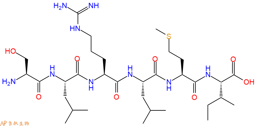专肽生物产品H2N-Ser-Leu-Arg-Leu-Met-Ile-OH