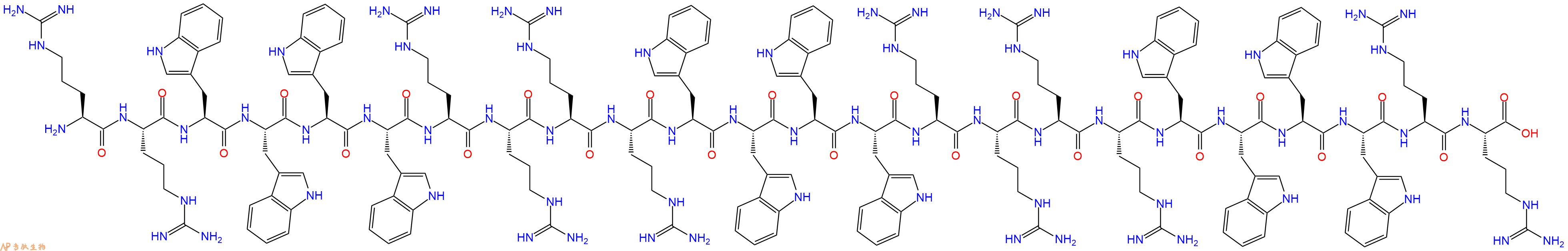 专肽生物产品H2N-Arg-Arg-Trp-Trp-Trp-Trp-Arg-Arg-Arg-Arg-Trp-Trp-Trp-Trp-Arg-Arg-Arg-Arg-Trp-Trp-Trp-Trp-Arg-Arg-OH