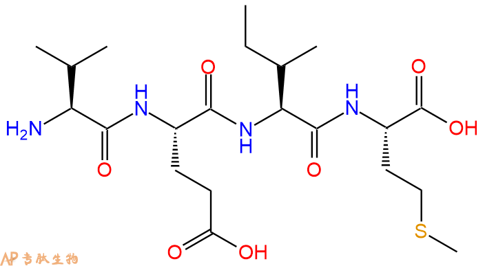 专肽生物产品H2N-Val-Glu-Ile-Met-OH