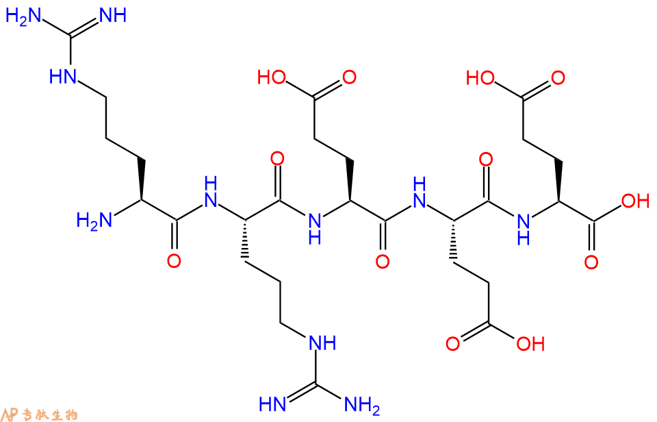 专肽生物产品H2N-Arg-Arg-Glu-Glu-Glu-OH