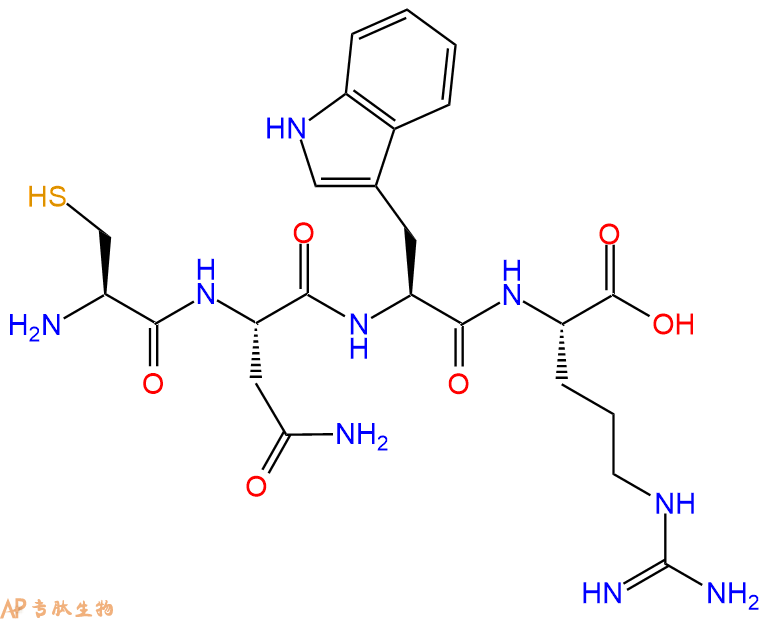 专肽生物产品H2N-Cys-Asn-Trp-Arg-OH