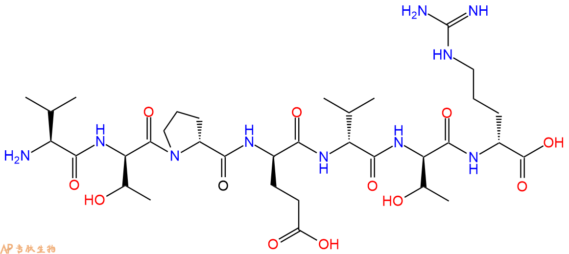 专肽生物产品H2N-Val-DThr-DPro-DGlu-DVal-DThr-DArg-OH