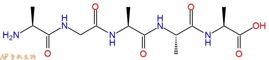 专肽生物产品H2N-Ala-Gly-Ala-Ala-Ala-OH