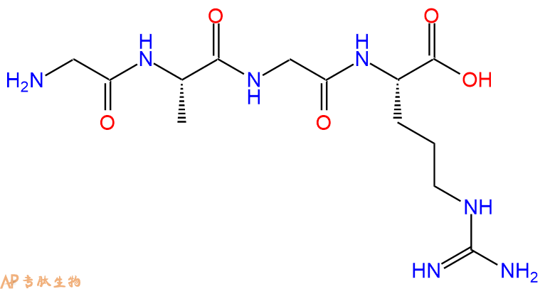 专肽生物产品H2N-Gly-Ala-Gly-Arg-OH