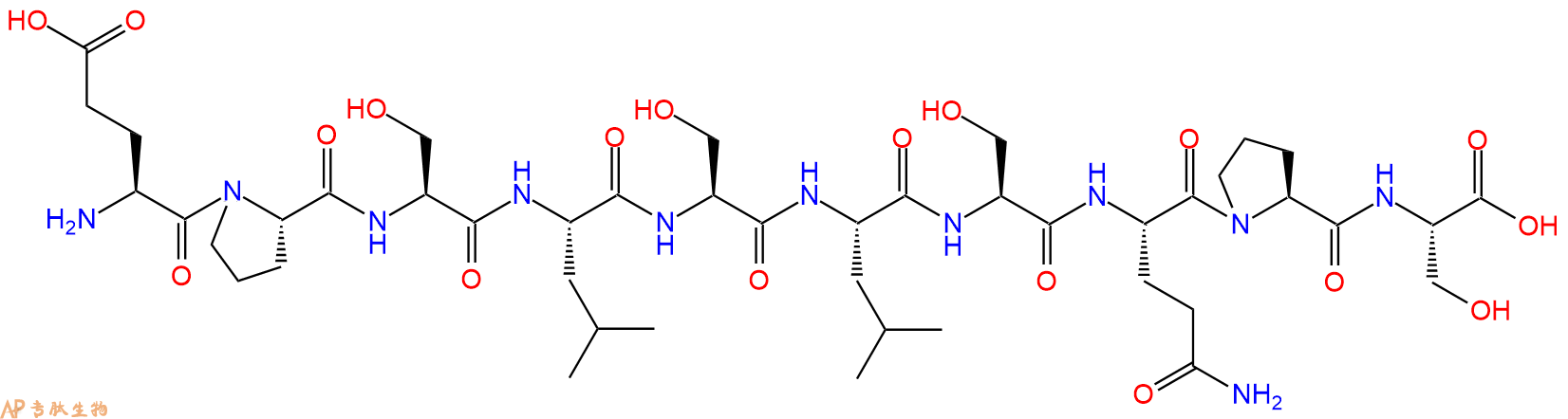 专肽生物产品H2N-Glu-Pro-Ser-Leu-Ser-Leu-Ser-Gln-Pro-Ser-OH