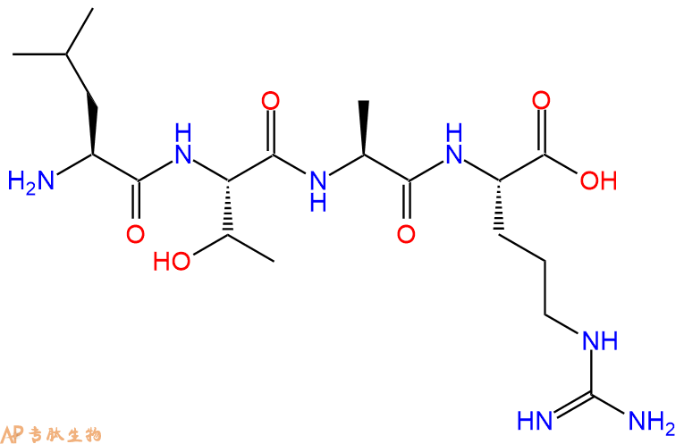 专肽生物产品H2N-Leu-Thr-Ala-Arg-OH