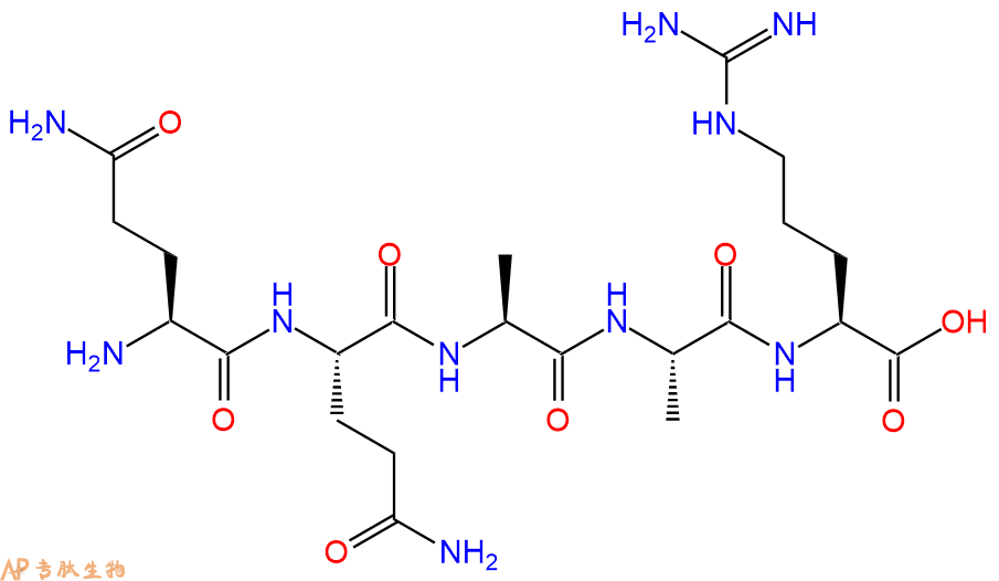 专肽生物产品H2N-Gln-Gln-Ala-Ala-Arg-OH