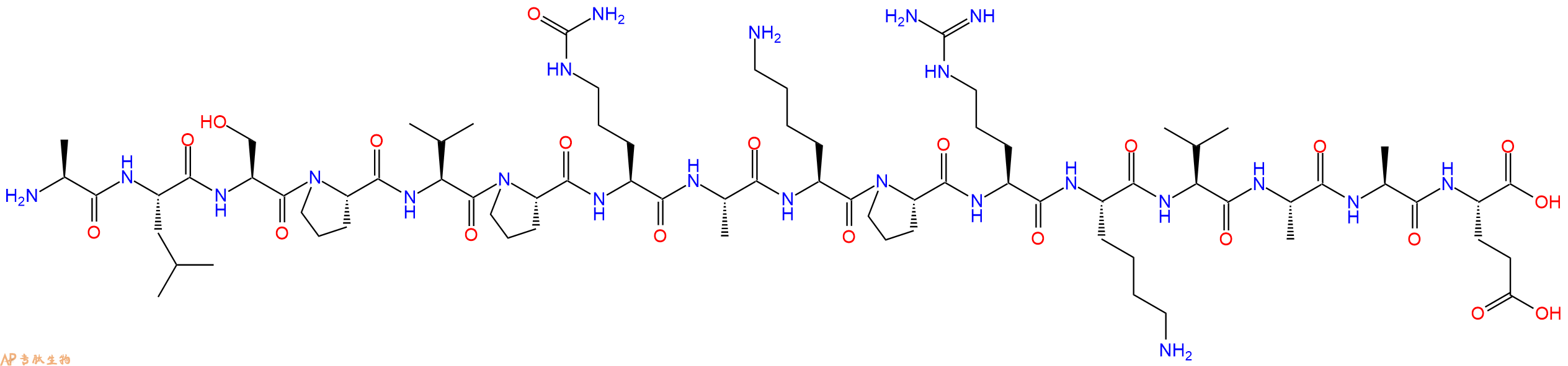专肽生物产品H2N-Ala-Leu-Ser-Pro-Val-Pro-Cit-Ala-Lys-Pro-Arg-Lys-Val-Ala-Ala-Glu-OH