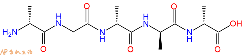专肽生物产品H2N-DAla-Gly-DAla-DAla-DAla-OH