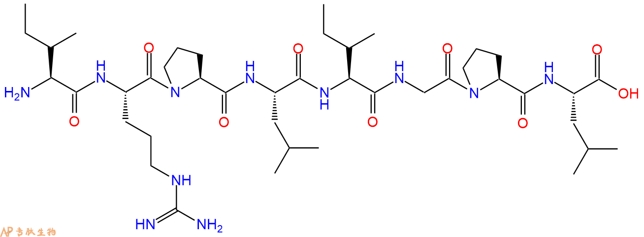 专肽生物产品H2N-Ile-Arg-Pro-Leu-Ile-Gly-Pro-Leu-OH