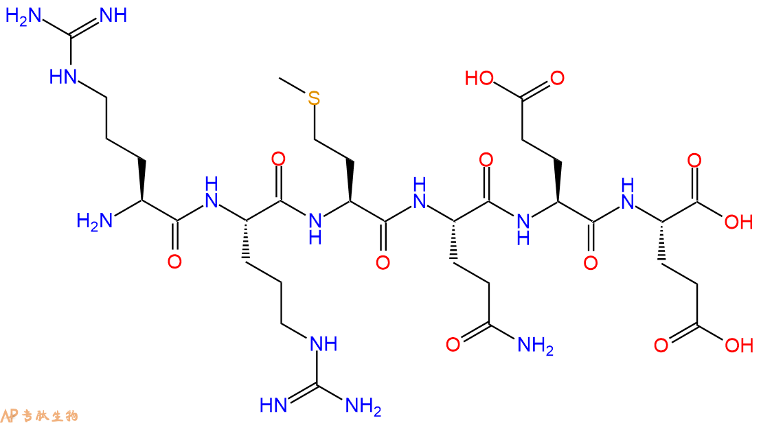 专肽生物产品H2N-Arg-Arg-Met-Gln-Glu-Glu-OH