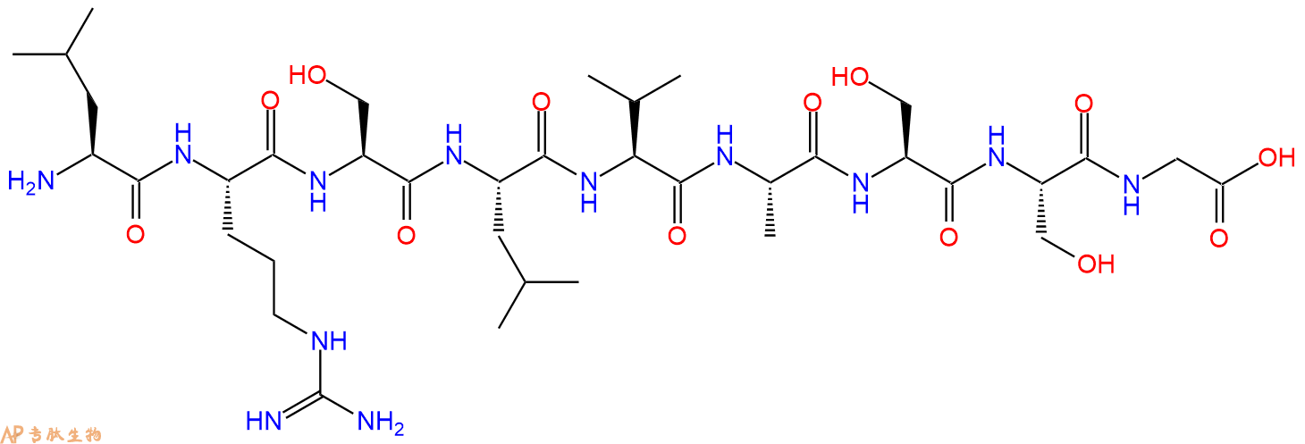 专肽生物产品H2N-Leu-Arg-Ser-Leu-Val-Ala-Ser-Ser-Gly-OH