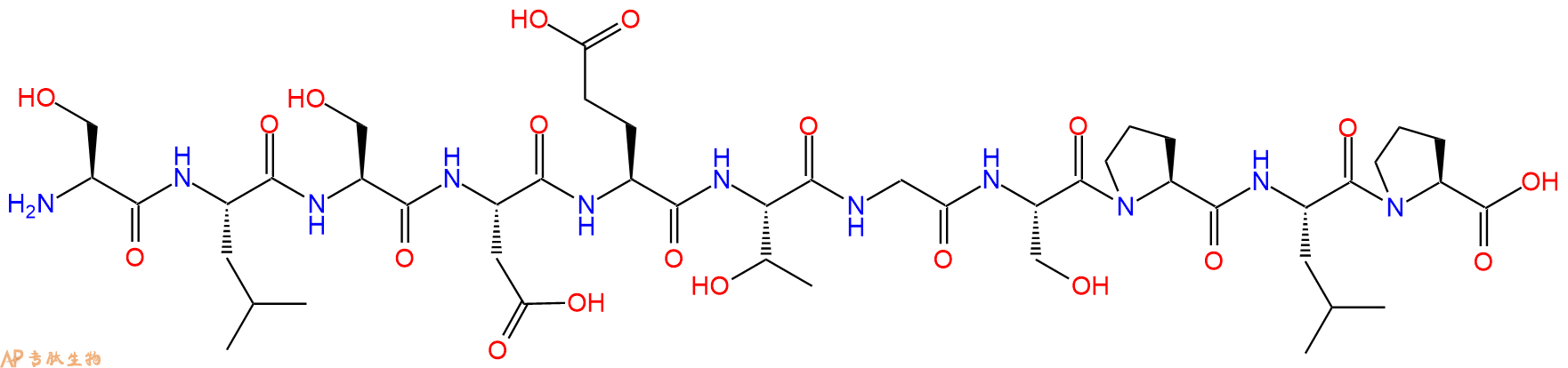 专肽生物产品H2N-Ser-Leu-Ser-Asp-Glu-Thr-Gly-Ser-Pro-Leu-Pro-OH