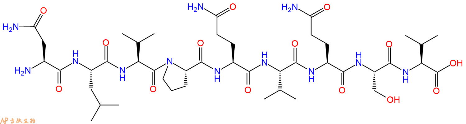 专肽生物产品H2N-Asn-Leu-Val-Pro-Gln-Val-Gln-Ser-Val-OH