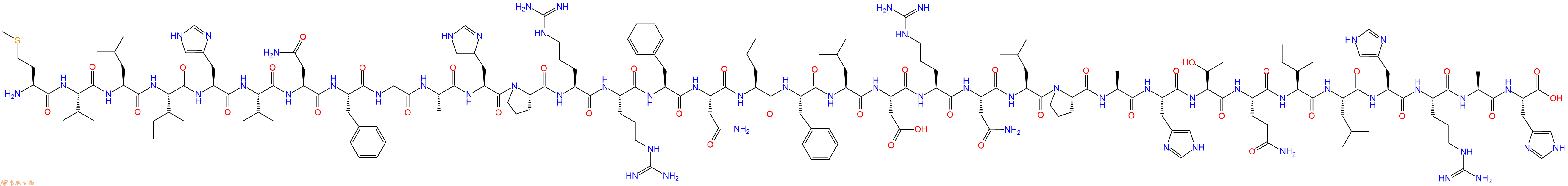 专肽生物产品H2N-Met-Val-Leu-Ile-His-Val-Asn-Phe-Gly-Ala-His-Pro-Arg-Arg-Phe-Asn-Leu-Phe-Leu-Asp-Arg-Asn-Leu-Pro-Ala-His-Thr-Gln-Ile-Leu-His-Arg-Ala-His-OH