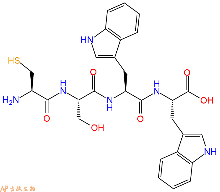 专肽生物产品H2N-Cys-Ser-Trp-Trp-OH