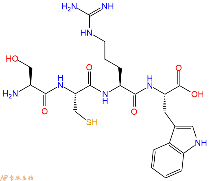 专肽生物产品H2N-Ser-Cys-Arg-Trp-OH