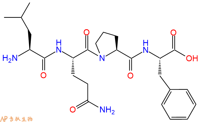 专肽生物产品H2N-Leu-Gln-Pro-Phe-OH
