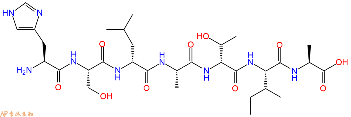 专肽生物产品H2N-His-Ser-DLeu-Ala-DThr-Ile-Ala-OH