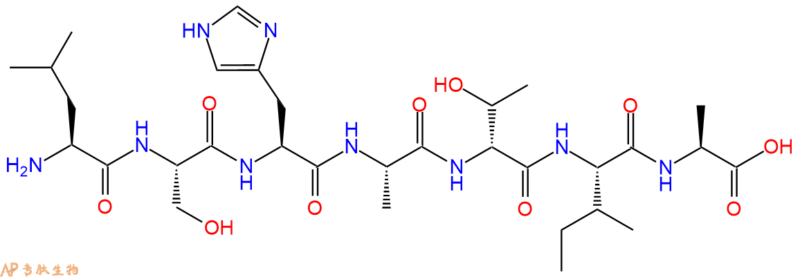 专肽生物产品H2N-Leu-Ser-His-Ala-DThr-Ile-Ala-OH