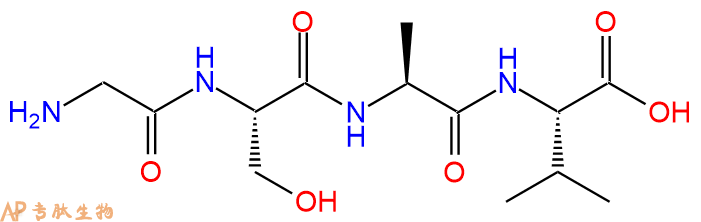 专肽生物产品H2N-Gly-Ser-Ala-Val-OH