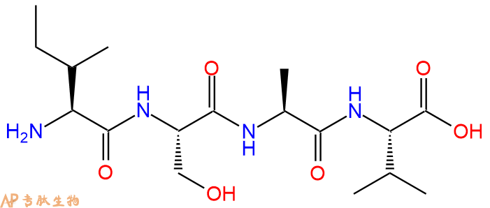 专肽生物产品H2N-Ile-Ser-Ala-Val-OH