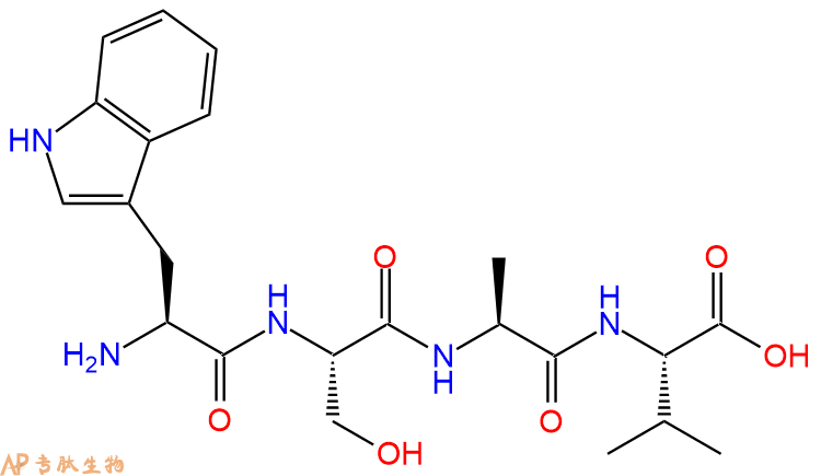 专肽生物产品H2N-Trp-Ser-Ala-Val-OH