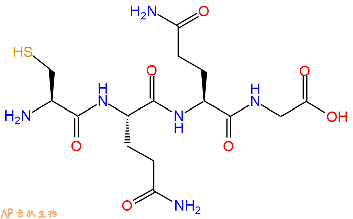 专肽生物产品H2N-Cys-Gln-Gln-Gly-OH