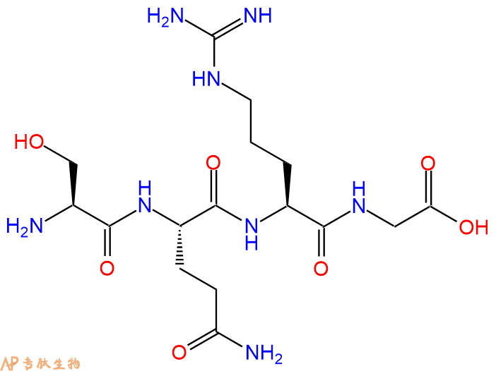 专肽生物产品H2N-Ser-Gln-Arg-Gly-OH
